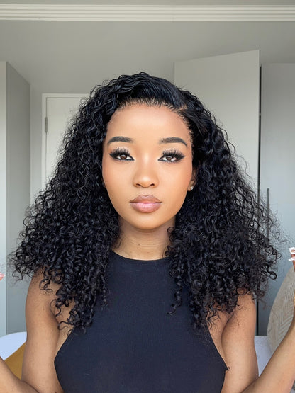 18 inches Full frontal Baby Curly Wig