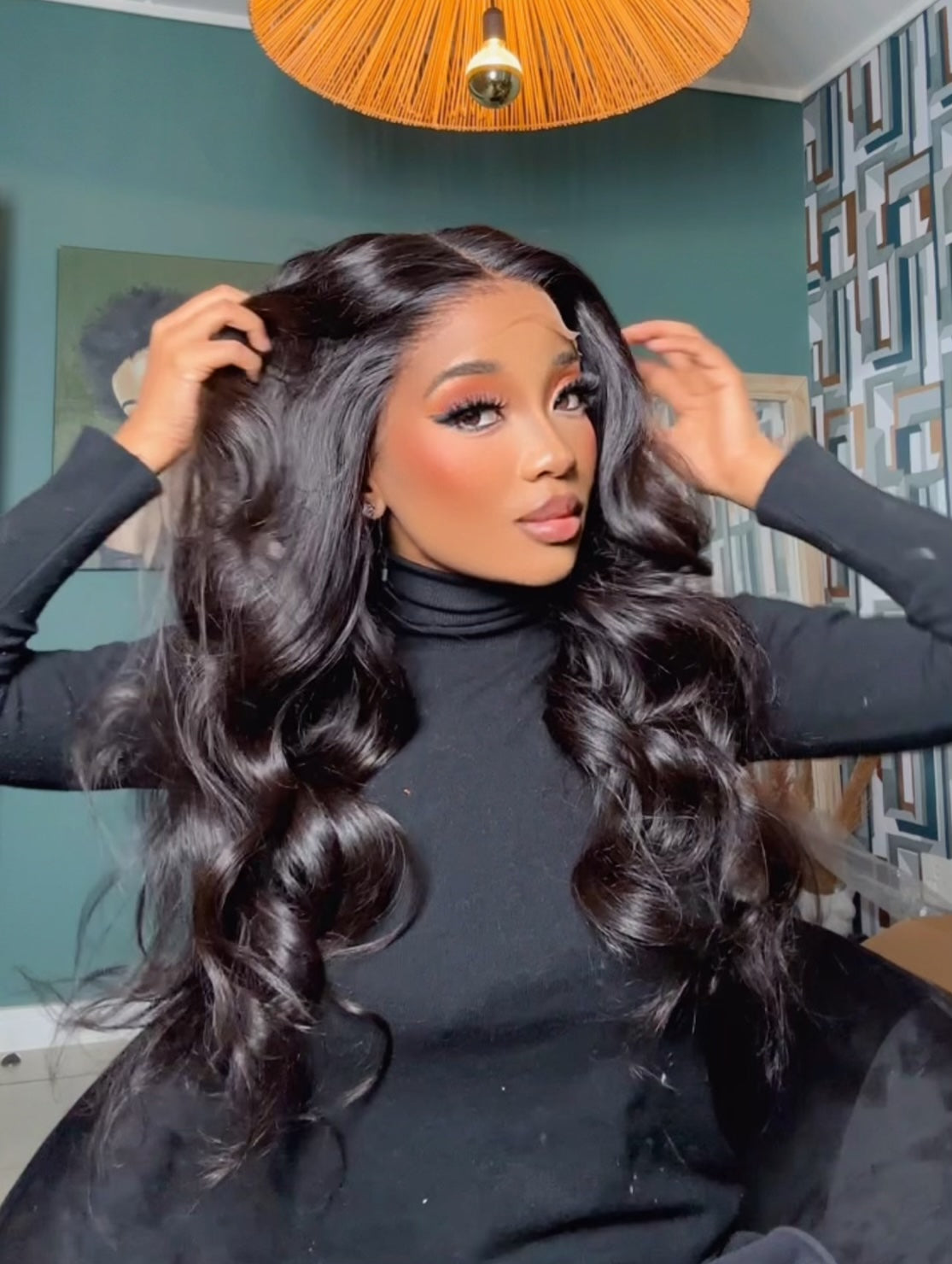 Glueless 13x4 Lace frontal Body Wave Wig