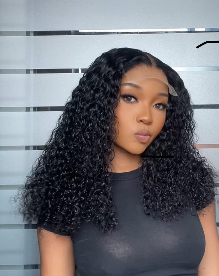 Ready to Go, GLUE-LESS 5x5 Water Curly wig