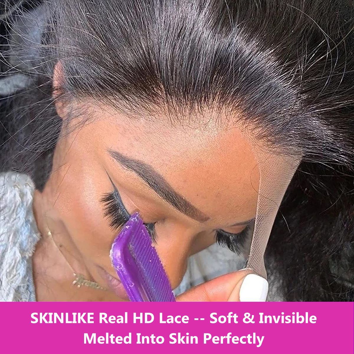 Real HD full frontal Closure, Skin Melt, Undetectable