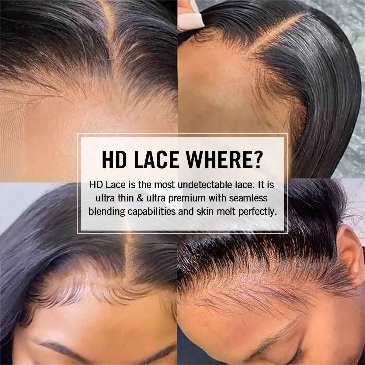 HD 5x5 Ready To Go 100% Virgin Straight Wig